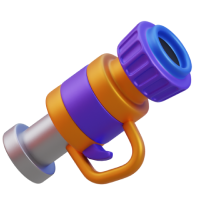 Floating robot decoration